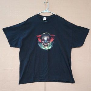 Freaky Clown Eyes Shirt, Digital Dudz, Morph Costume Co - Men's XXL Chest 48"